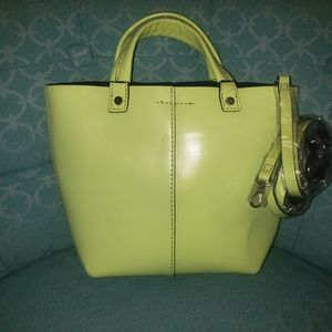 NEW BCBGMaxaria Neon Yellow Green Crossbody